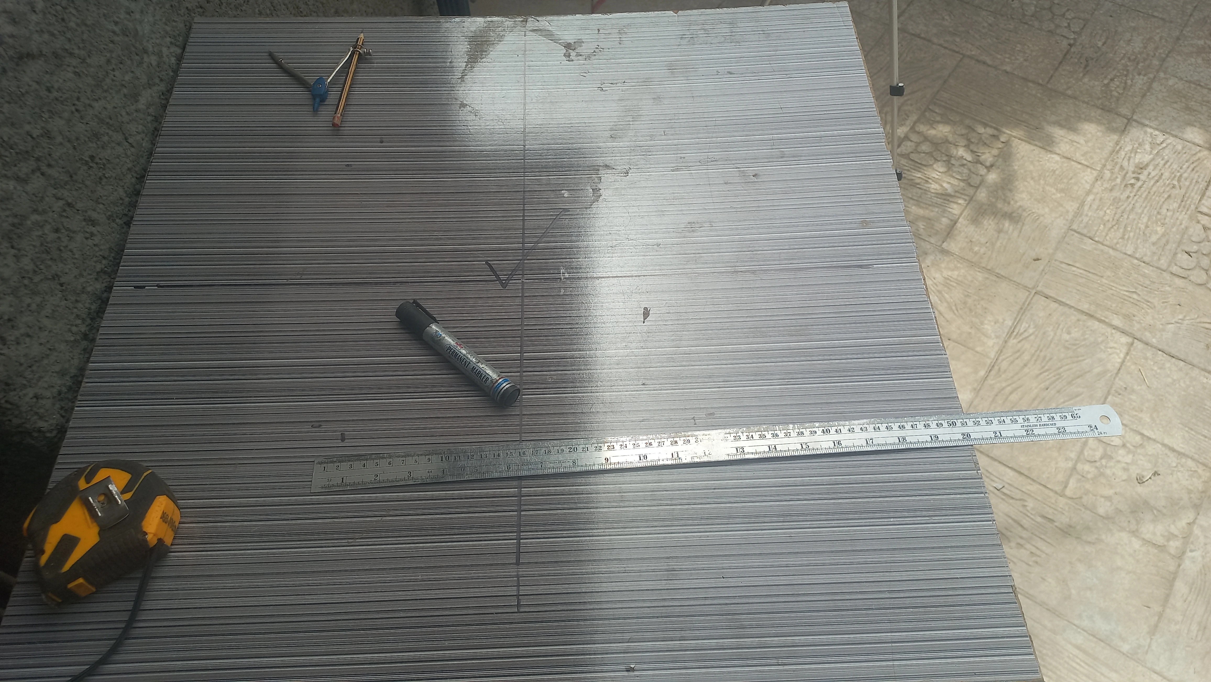 Board layout and measurement planning — view 1