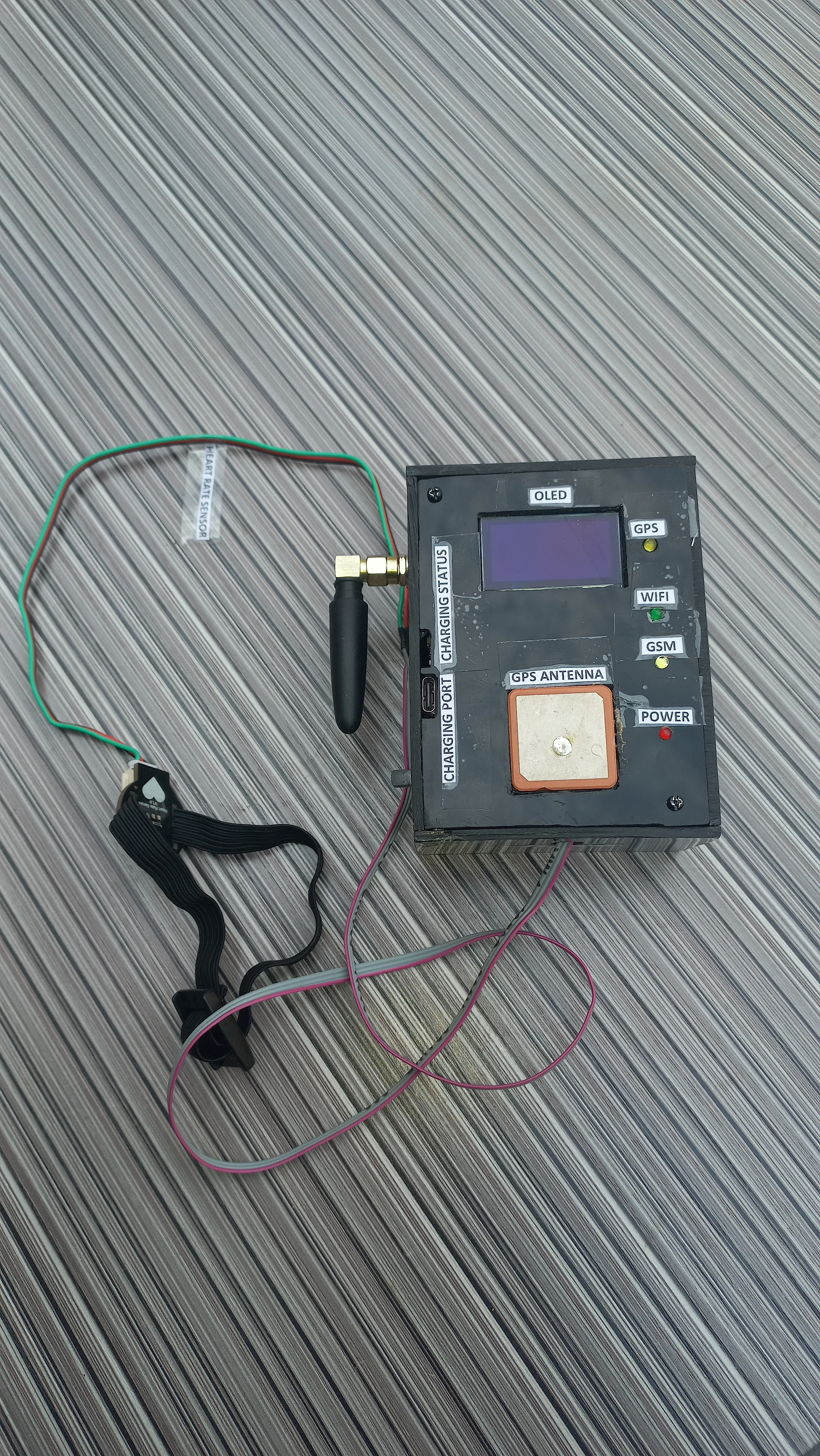 Completed device rotated view