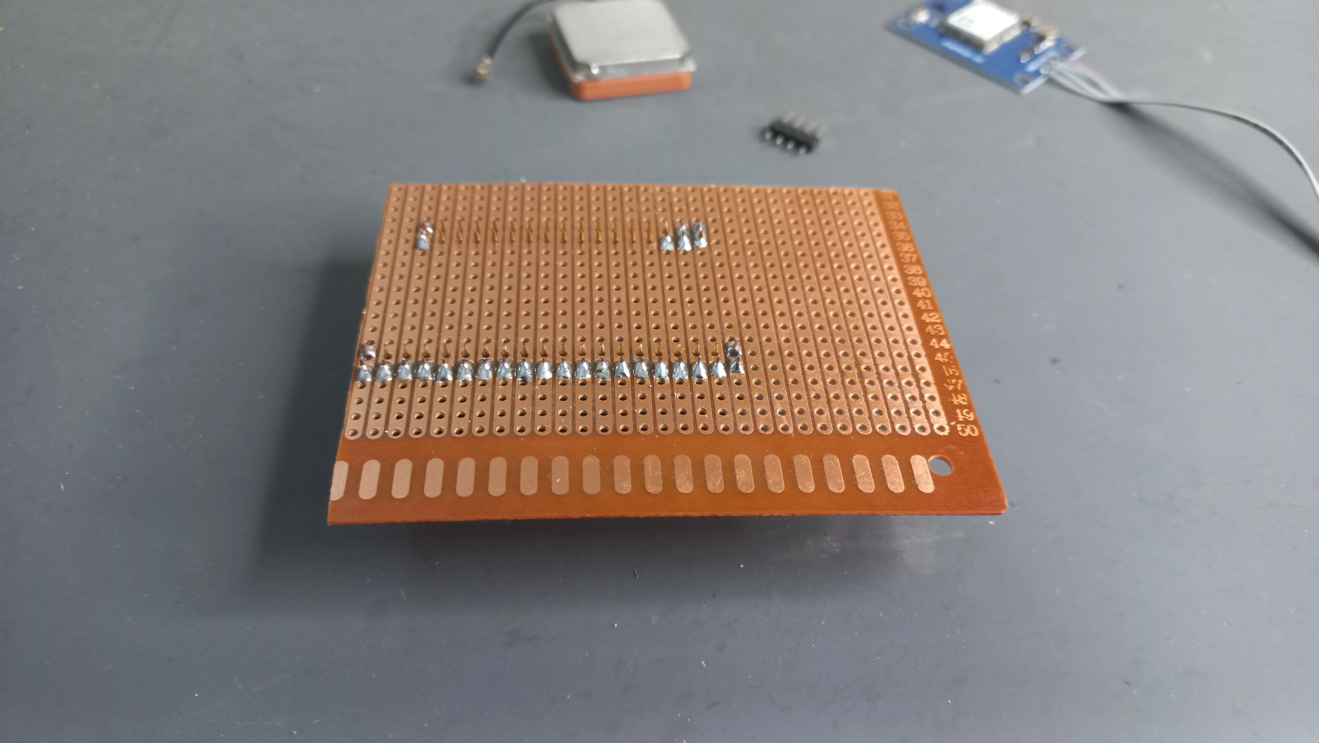 Perfboard headers angle 2